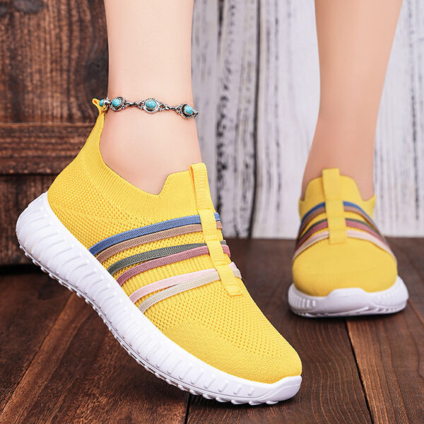 Women's Casual Shoes Breathable Mesh Surface Plus Size Soft Bottom Pumps